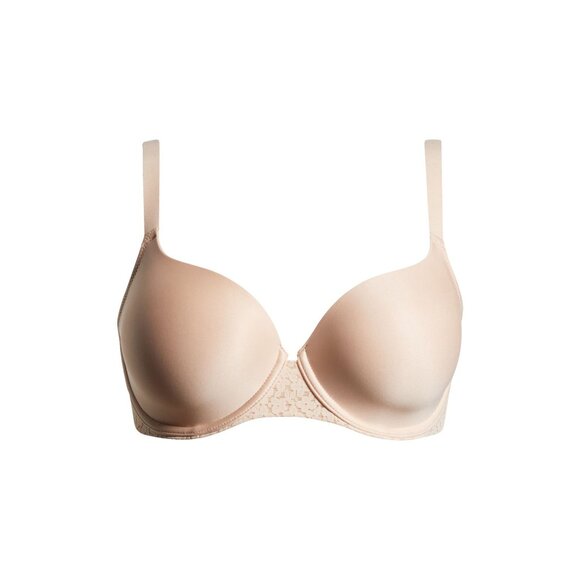 🆕CHANTELLE Norah Sweetheart Underwire T-Shirt Bra 36DD Beige #13FNO - Picture 5 of 10